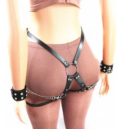 Conjunto De Cadena Cuerpo Arnés Collar Gargantilla