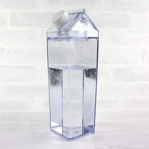 Botella De Agua Transparente 500ml Producto Tendencia