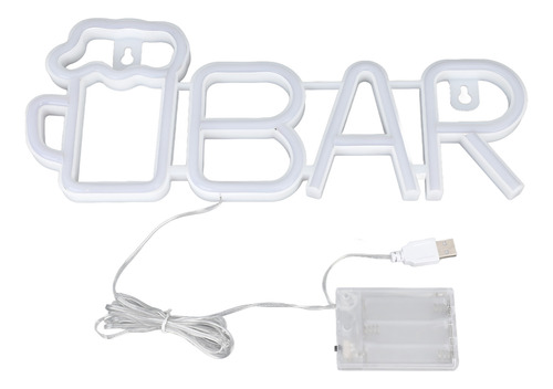 Letrero Led De Neón Con Diseño En Forma De Barra Usb O