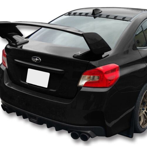 Fit 2015-2021 Subaru Wrx Sti Black Rear Roof Shark Fin S Mmi