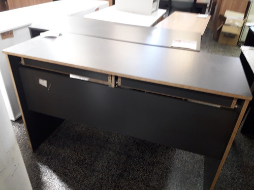 Imagen 7 de 7 de Escritorio Con 2 Cajones 120 Cm Largo - Mesa De Pc - Mc05