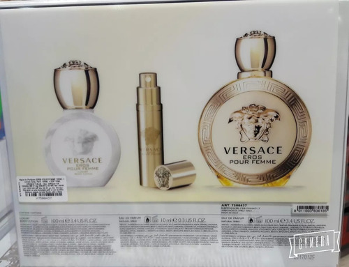 Versace Eros Pour Fe Edp X 100nl+ B + G ) Estuche