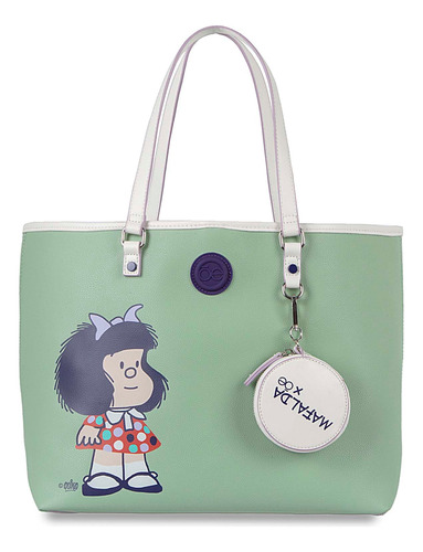 Bolsa Tote Mafalda X Cloe Con Monedero