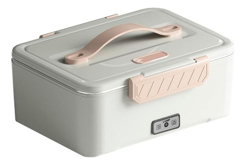 Lonchera Eléctrica Portátil 24v Auto Vianda 220v Pared 1.8l Beige