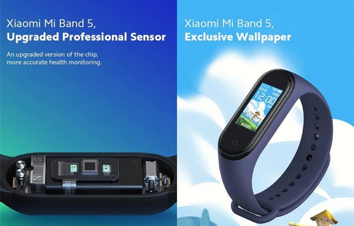 Pulsera Inteligente Xiaomi Smart Mi Band 5 Original + Tienda
