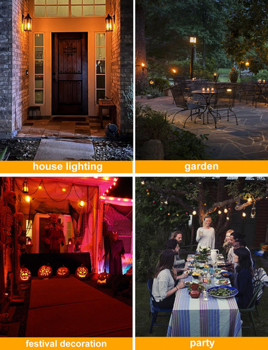 Bombillas Led Con Forma De Llama Mejoradas De Hompavo.