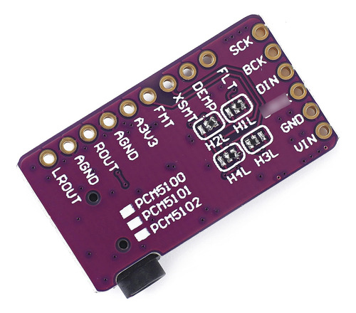 Teyleten Módulo Dac Estéreo Pcm5102a Para Arduino Y Raspberr