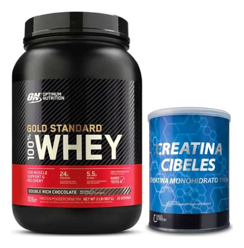 Optimum Nutrition 2lb + Creatina Cibeles 350g