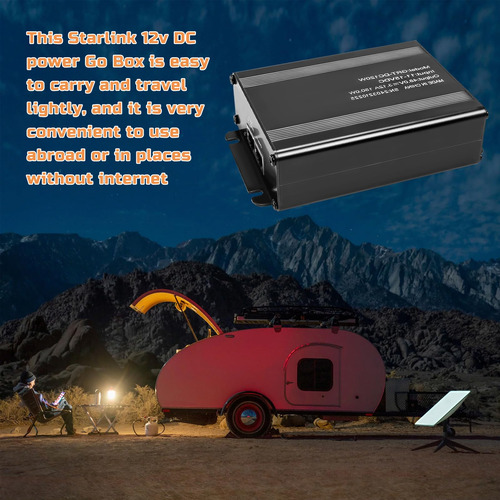 Kit De Conversión Dc, Inyector Poe Pasivo Starlink De 12 V A