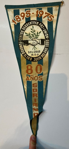 Banderín Centro Paz Y Unión, Dolores Soriano 1975, B2