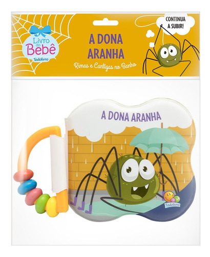 Rimas E Cantigas No Banho: Dona Aranha, A, De Todolivro. Editora Todolivro, Capa Mole Em Português