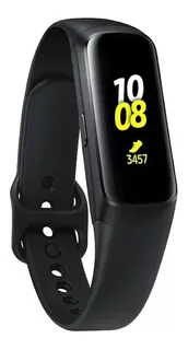 Reloj Samsung Galaxy Fit 2019 R370 Contra Agua Color Negro Color De La Caja Black Color De La Correa Black Color Del Bisel Black