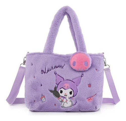 Bolso De Peluche Lindo Bolso Kawaii Sanrios Kuromi Bolso Ban