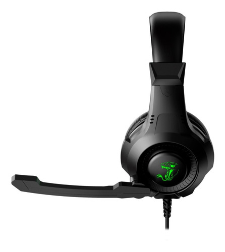 Imagen 2 de 7 de Auricular Gamer Aiwa Constrictor Led Con Mic Auc-1040vl