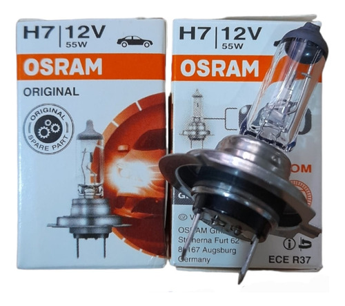 Lampara H7 12v 55w Halogena Standard Osram Original Germany