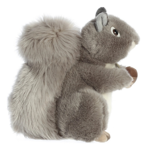 Peluche Aurora Miyoni Ardilla Gris Bellota Real Ardillita Gris