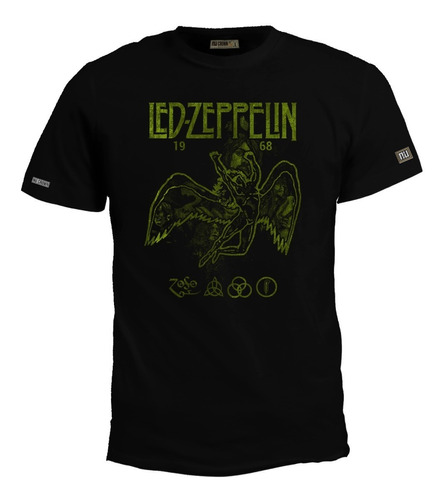 Camiseta 2xl -3xl Led Zeppelin Rock Metal Grupo Poster Zxb