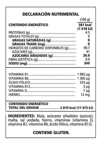 Pack 10 Cereal Zucaritas Kellogs. 260g.