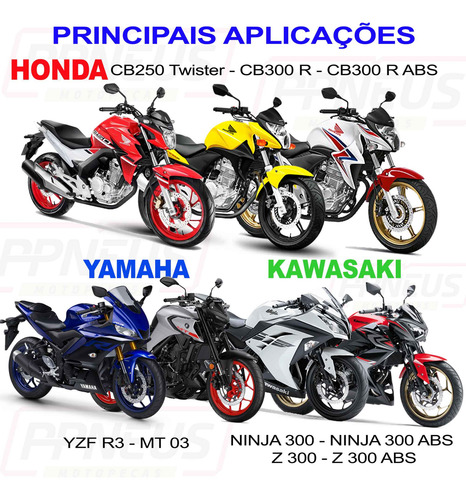 Par Pneu(+largo) Fazer250/twister 110/70-17+140/70-17