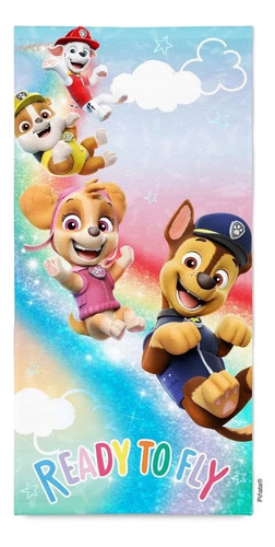 Toallon Microfibra Piñata Paw Patrol Patrulla Canina