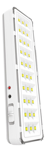 3 Luminária Emergência Lâmpada 30 Leds Recarregável Bivolt