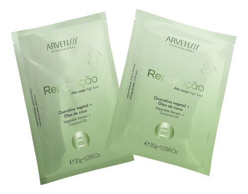 Kit Arvensis Cachos Ondulados Reconstrução Unidose 7 Itens