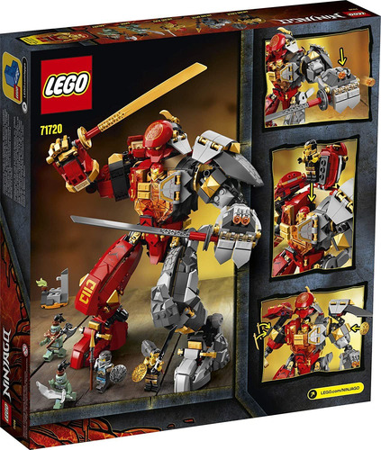 Lego Ninjago Fuego Piedra Mech 71720 Kit De Construcción Leg