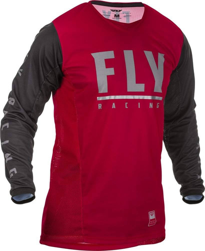 Camisa Fly Racing Vinotinto T-md      