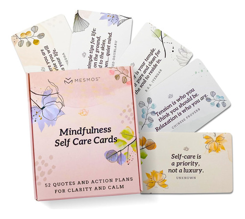 52 Mindfulness Cards With Action Plans. Regalos De Rela...