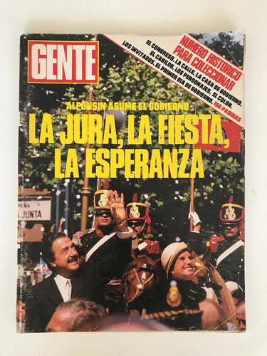 Revista Gente. Asunción Alfonsín. 1983. De Colección