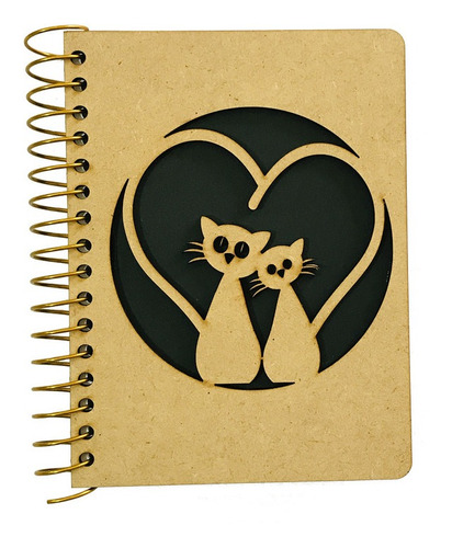 25 Libretas Laser Mdf Cuarto De Carta Personalizada Mod12