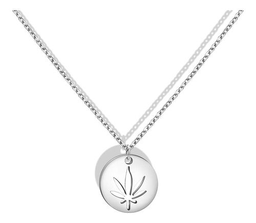 Bnql Recorte Marihuana Pot Leaf Collar Cannabis 420 Jewelry