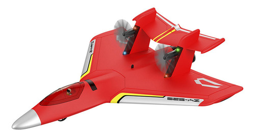 Hobby Rc Avión, Avión Rc De Espuma Con Luces Led, Rojo