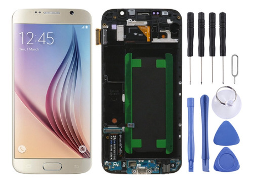 Ha Pantalla Lcd Amoled Para Samsung Galaxy S6 Sm-g920f