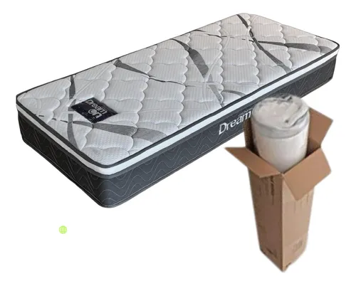 Colchon En Caja Resortes 1 Plaza 1.90 X 0.80 X 0.25 Cm