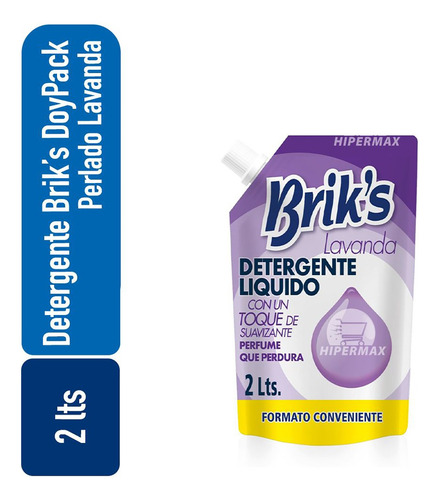 Detergente Lavanda Briks 2lts Doypack