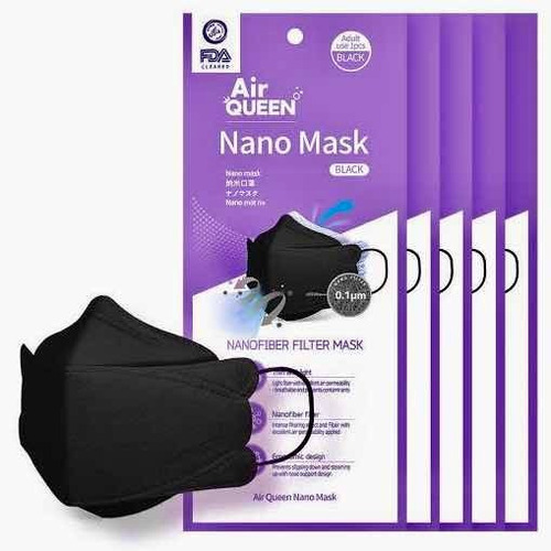 Cubrebocas Fda Ce Coreano Airqueen Nano Reutilizable (6pz)