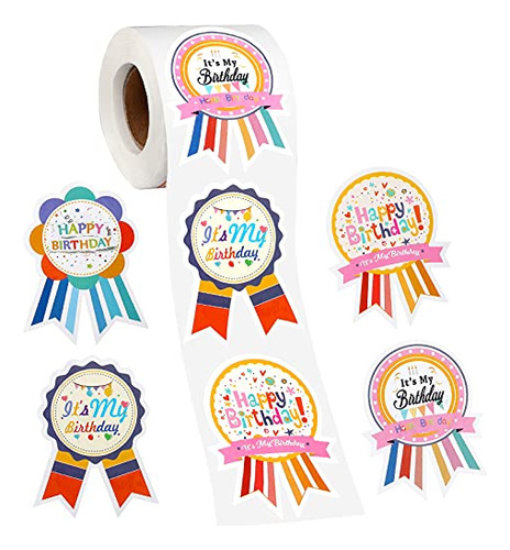 Stickers Cumpleaños 300 Unidades Para Niños - Decoración
