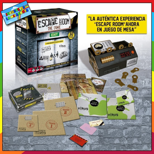 Imagen 4 de 10 de Juego De Mesa Escape Room The Game 1 Identity Games