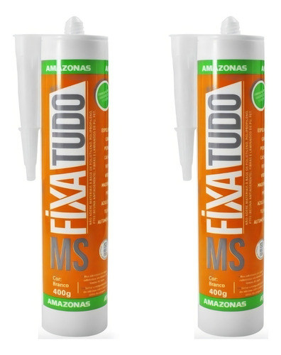 Kit 2 Cola Fixa Tudo Ms 400g Amazonas