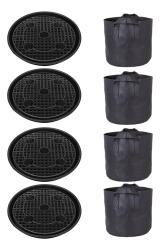 4pcs Plantadores De Planta Autónoma Planta Con Bolsas De