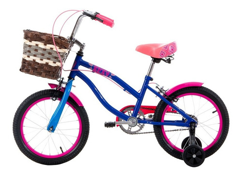 Bicicleta Veloci Heart Beat City Rodada 16 Azul Infantil