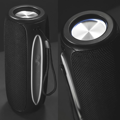Imagen 8 de 9 de Parlante Bluetooth 5. Mt10 Portátil Resistente Potente 5w X2