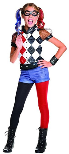 Quinn Vestuario De Harley Dc Muchacha Del Super Héroe Rubie,