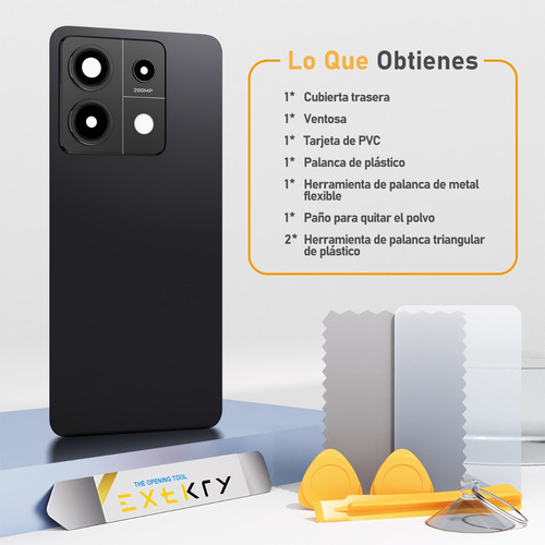 Tapa Trasera Bateria Para Redmi Note 13 Pro 5g Reemplazo Azul