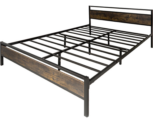 Base Cama Queen Recamara + Comoda 5 Cajones Country Moderno