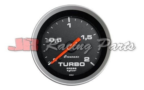 Manometro Turbo Cronomac Sport 02kg Pressão  52mm