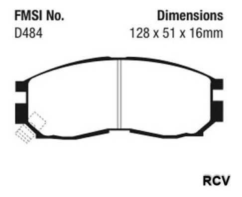 Balatas Disco  Delantera Para Mitsubishi Eclipse   1997