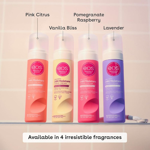 Eos Shea Better Crema Afeitar Para Mujer Frambuesa Karite