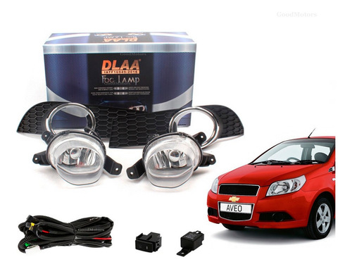 Kit Neblineros Chevrolet Aveo Hb 2009 Al 2011